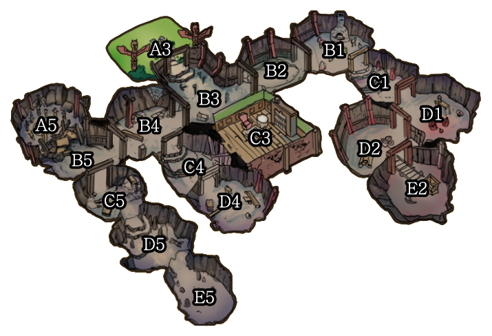 Карта с координатами