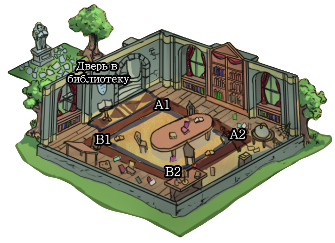 Карта с координатами