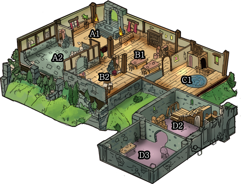 Карта с координатами