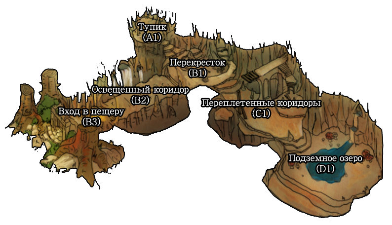 Карта с координатами