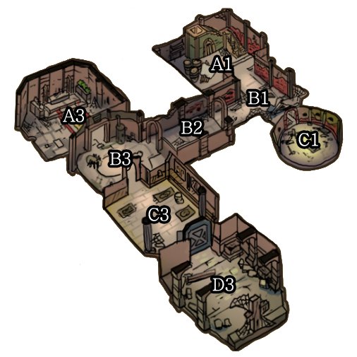 Карта с координатами