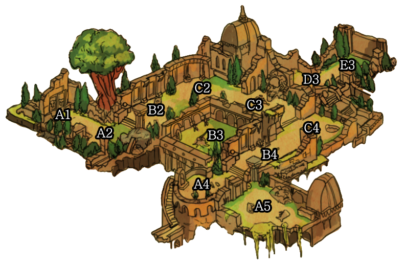 Карта с координатами