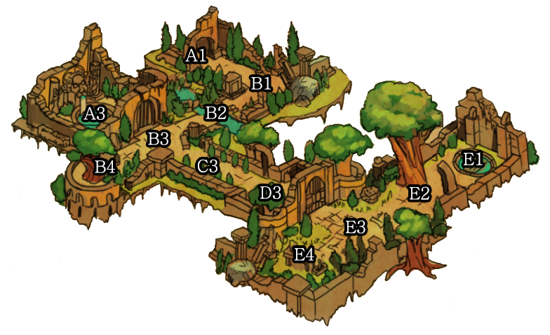 Карта с координатами