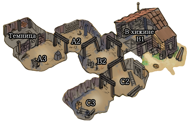 Карта с координатами