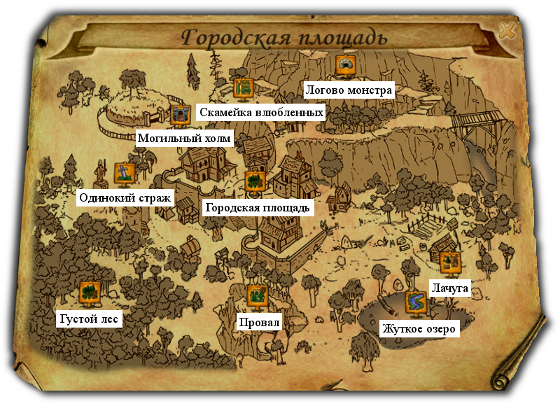 Карта локации