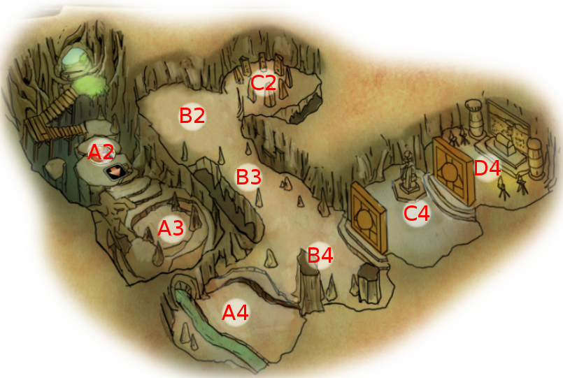 Карта с координатами