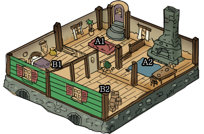 Карта с координатами